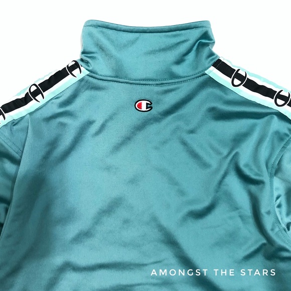 Champion LIFE Big C Eucalyptus Green Track Jacket - Picture 8 of 8